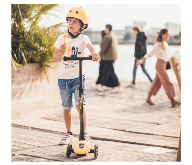 Scoot & Ride Highwaykick 3 LED Hulajnoga Balansowa 3+ Lemon - 580583 - zdjęcie 7